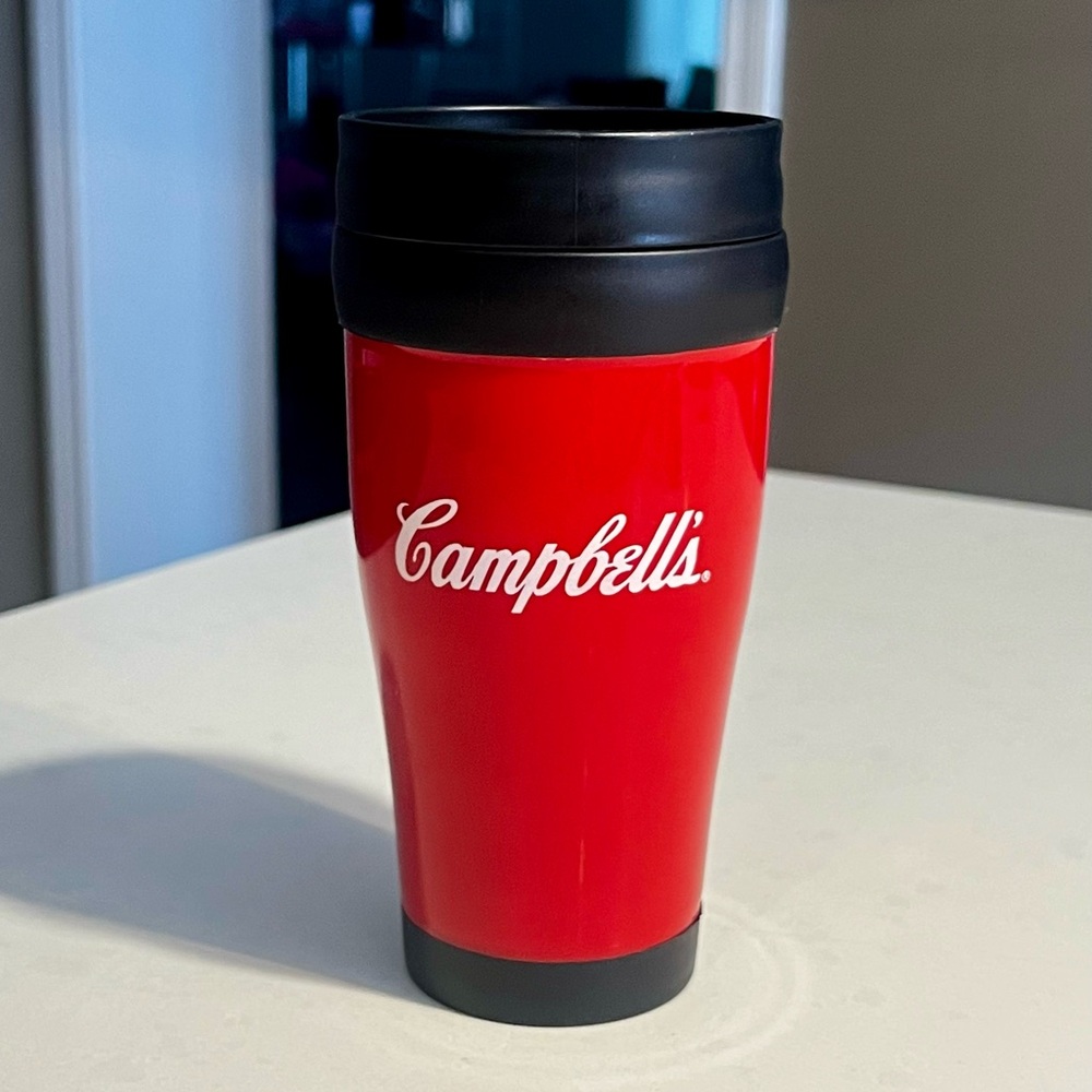 Vintage Campbell's Red Travel Mug